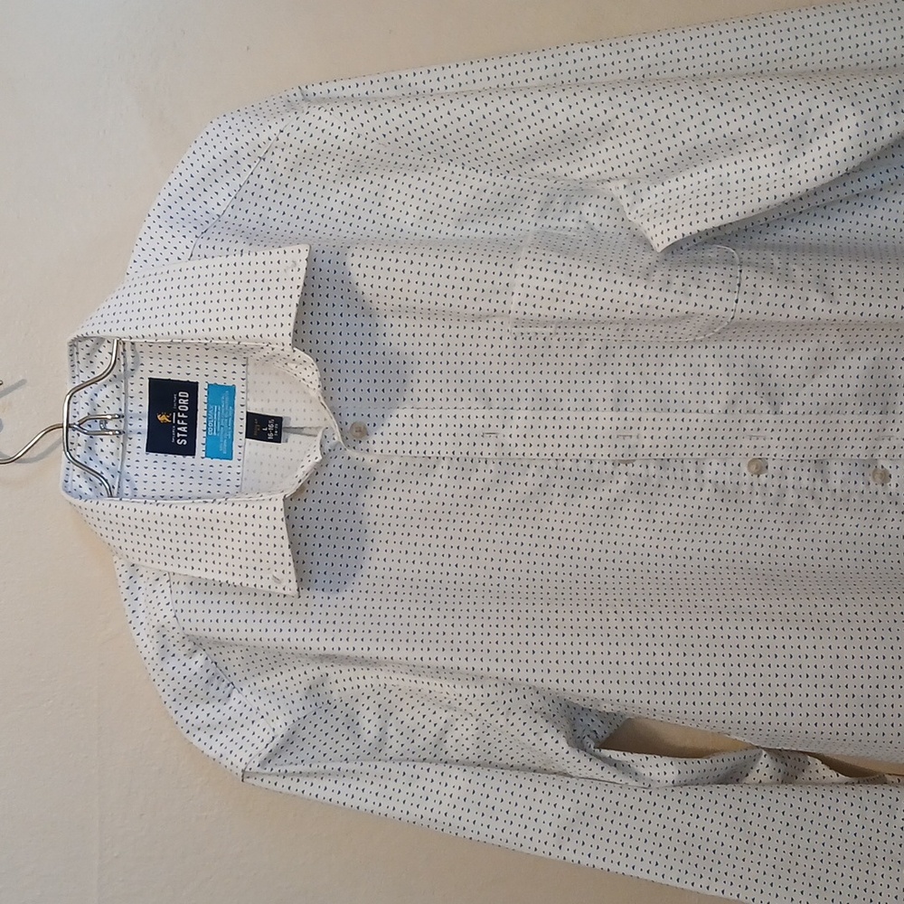 Stafford tailored culture button down dress shirt